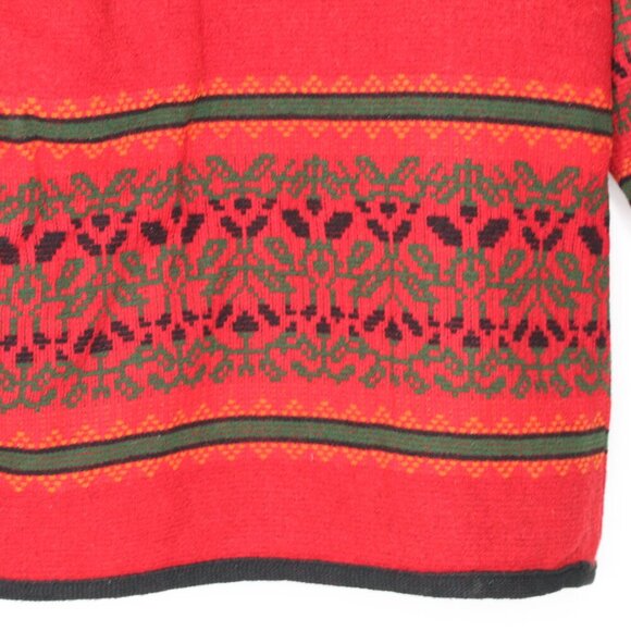 Vintage Woolrich Wool Knitted Southwestern Blanket Hooded Jacket - Picture 13 of 16